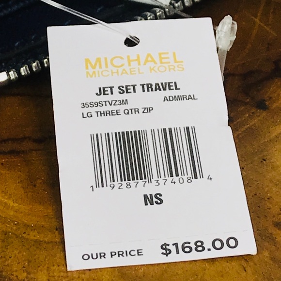 Michael Kors Center Stripe Leather Wallet - Picture 8 of 8